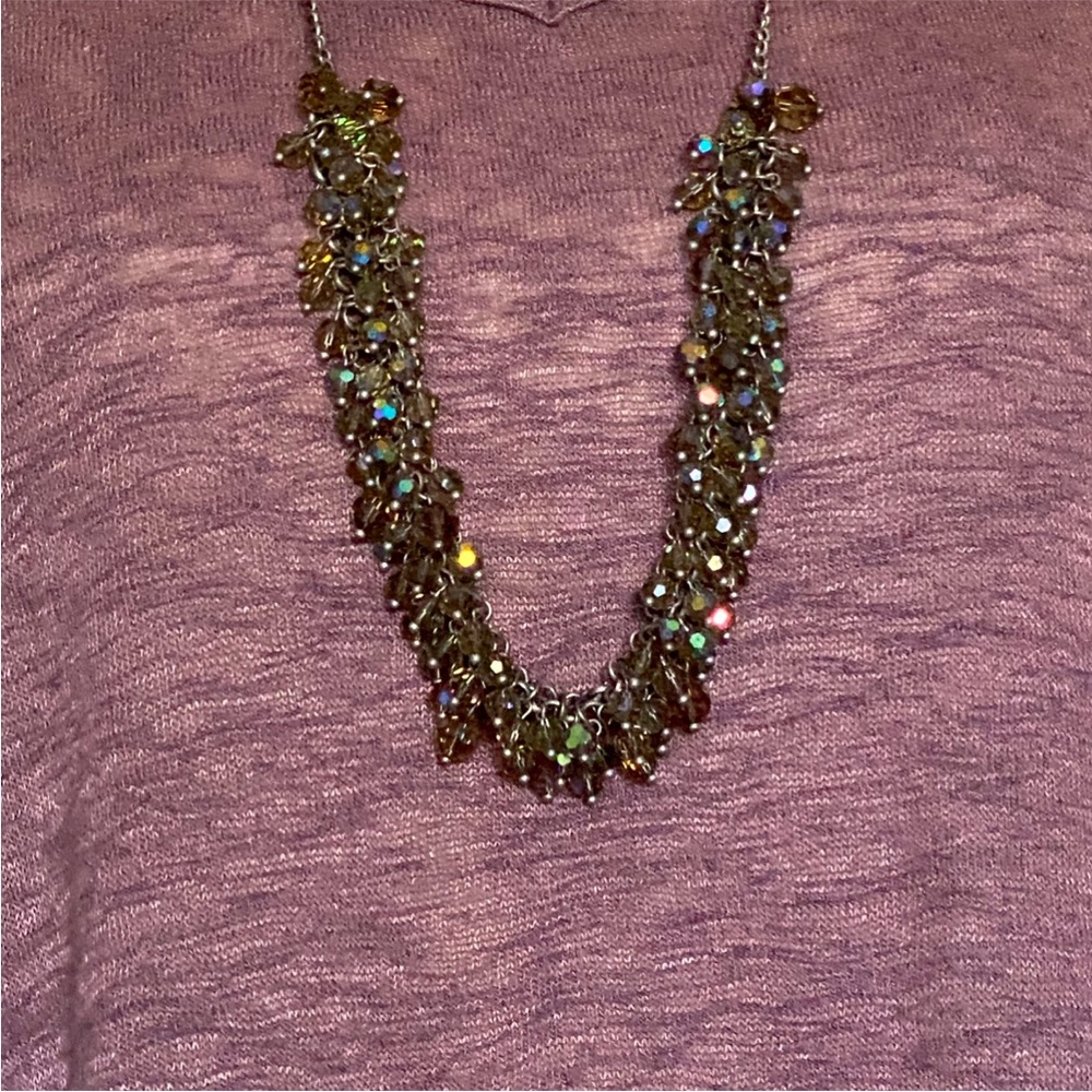Coldwater Creek Iridescent Bead Necklace - Picture 6 of 10